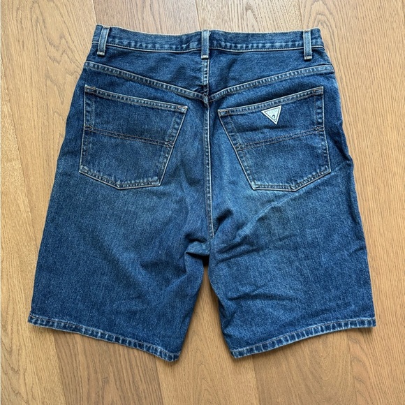 Guess Vintage 90s Men’s Denim Jorts Jean Shorts - Size 33 - Medium Blue  - EUC - Picture 10 of 10